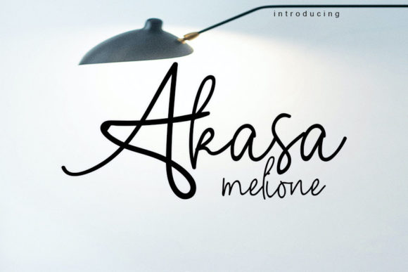 Akasa Melione Font for Editorial Design