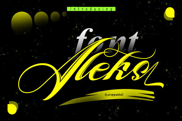 Aleks: A Romantic Typeface for Web Design