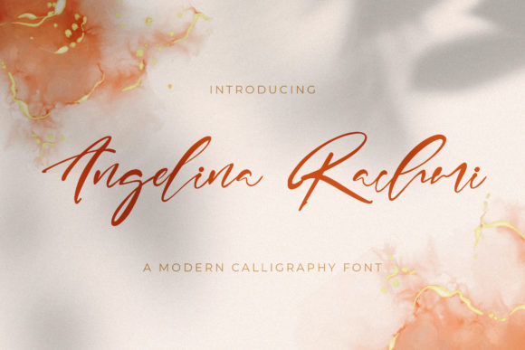 Angelina Rachmi: A Classy Handwritten Font