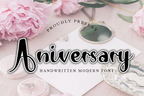 Aniversary: A Handwritten Font for Elegant Design