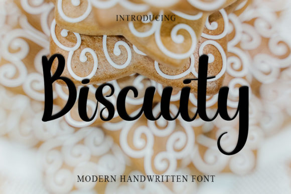 Biscuity: A Handwritten Font for Craft Creators