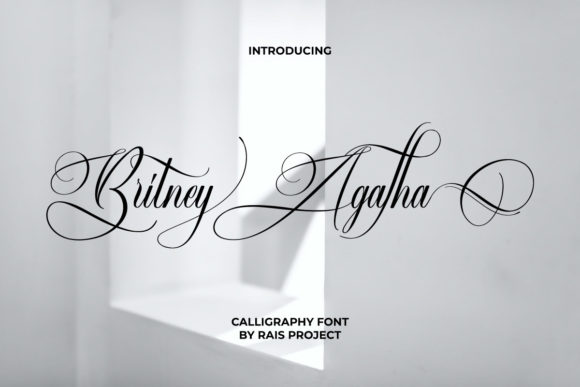 Britney Agatha Font Review
