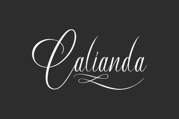 Calianda: A Luxurious Script Font