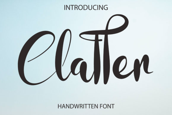 Clatter: A Classy Handwritten Font