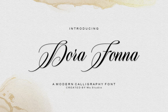 Dora Fonna: A Romantic Typeface