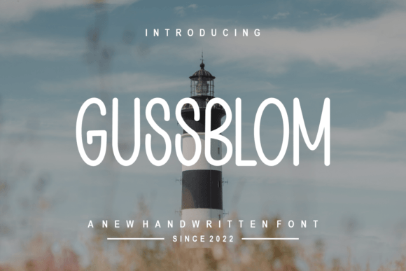 Gussblom: A Elegant Sans Serif