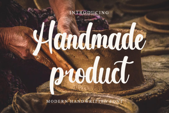 Handmade Product Font for Creative Projects