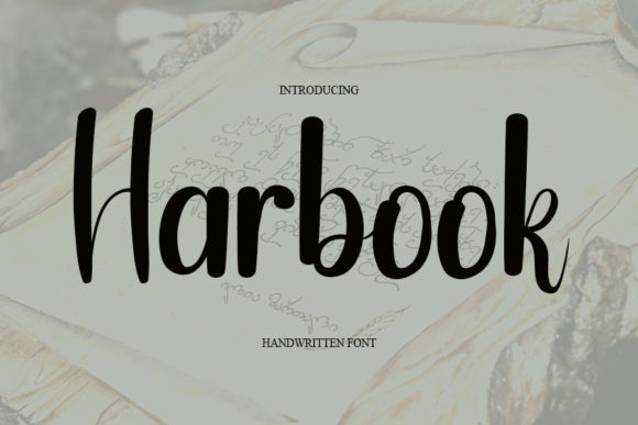 Harbook: A Handwritten Font for Web Design
