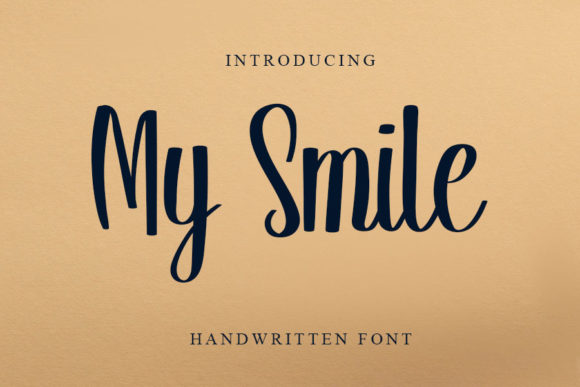 My Smile: A Handwritten Font for Creative Makers