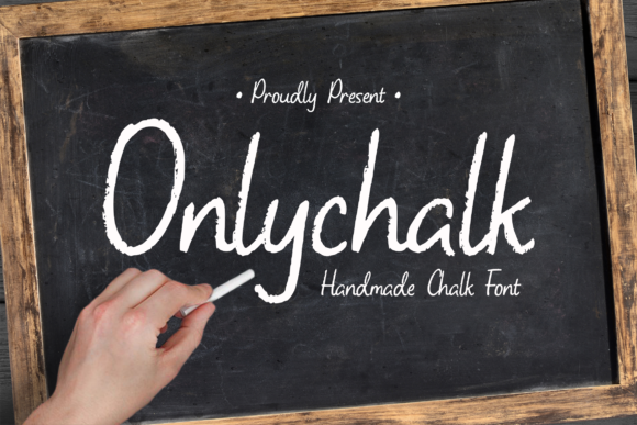 Onlychalk: A Handwritten Font for Creative Campaigns