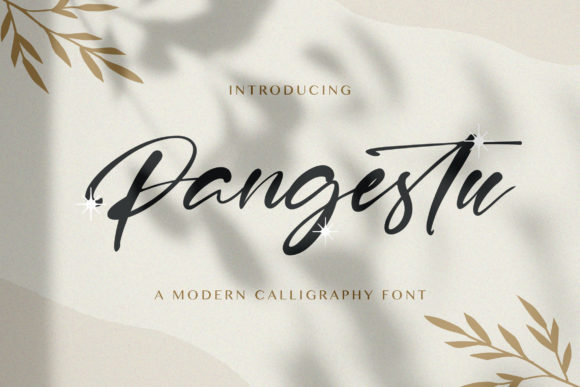 Pangestu: A Stylish Script Font for Campaigns