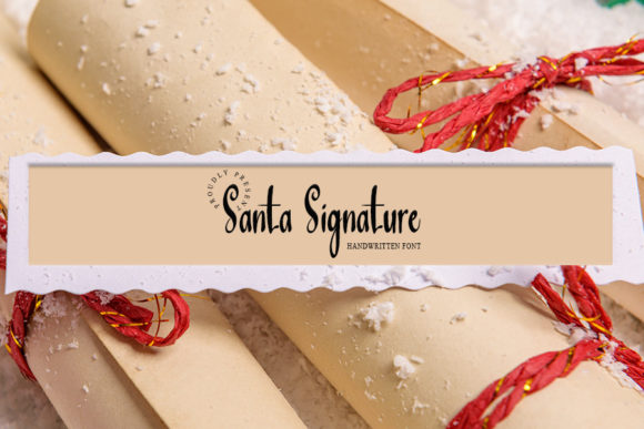 Santa s Signature Font Review