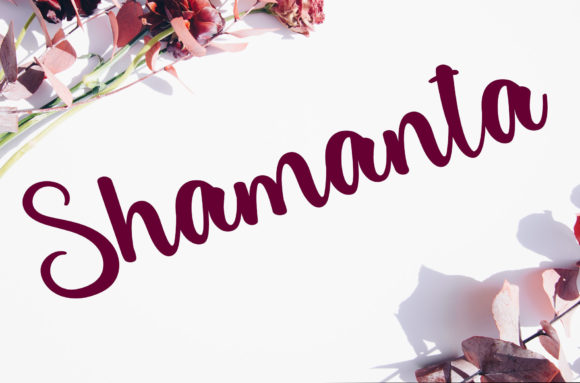 Shamanta: A Classy Handwritten Font