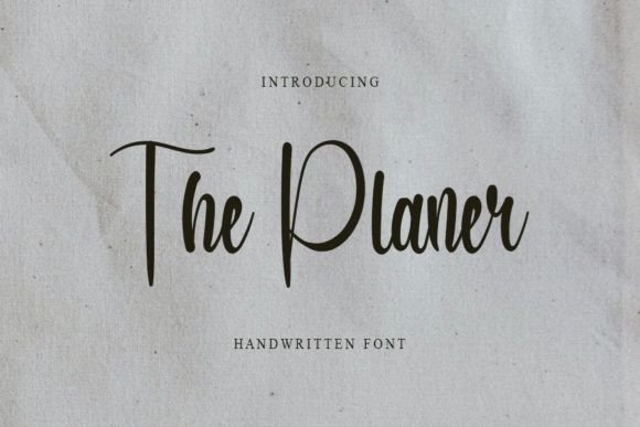The Planer: A Handwritten Font for Editorial Elegance