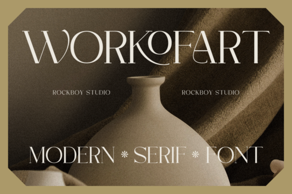 Workofart: A Serif Font for Impactful Campaigns