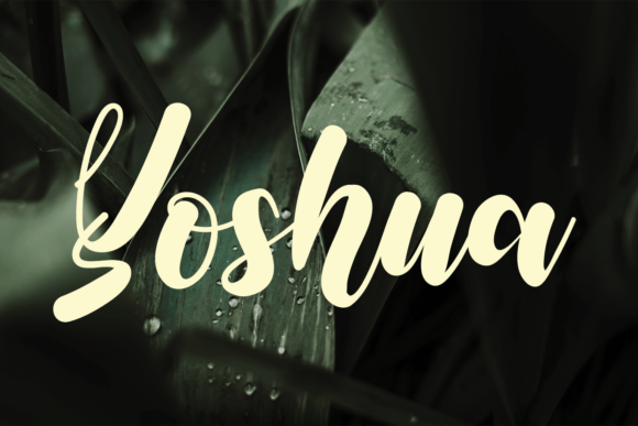 Yoshua: A Classy Handwritten Font